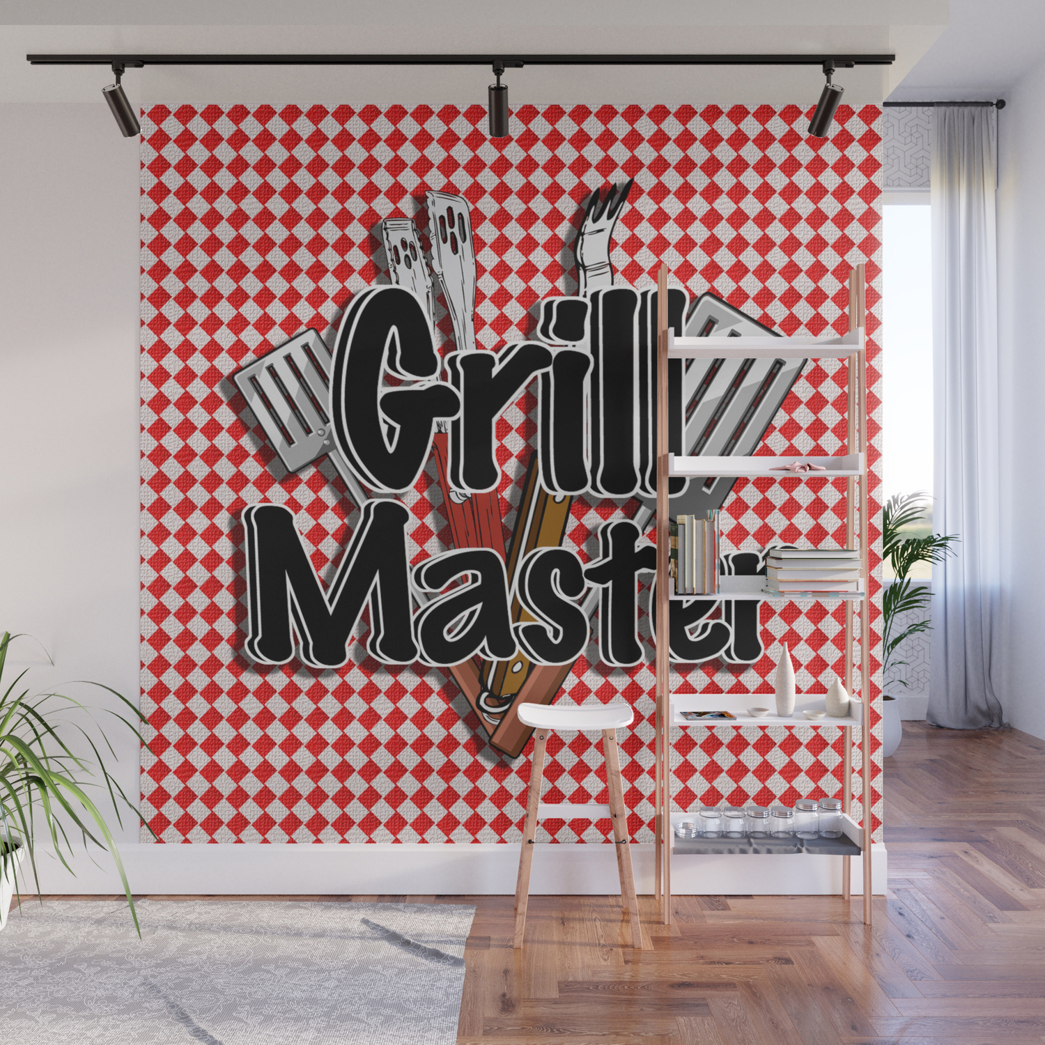 🔥 Download Grill Master With Bbq Tools Wall Mural By Gx9designs