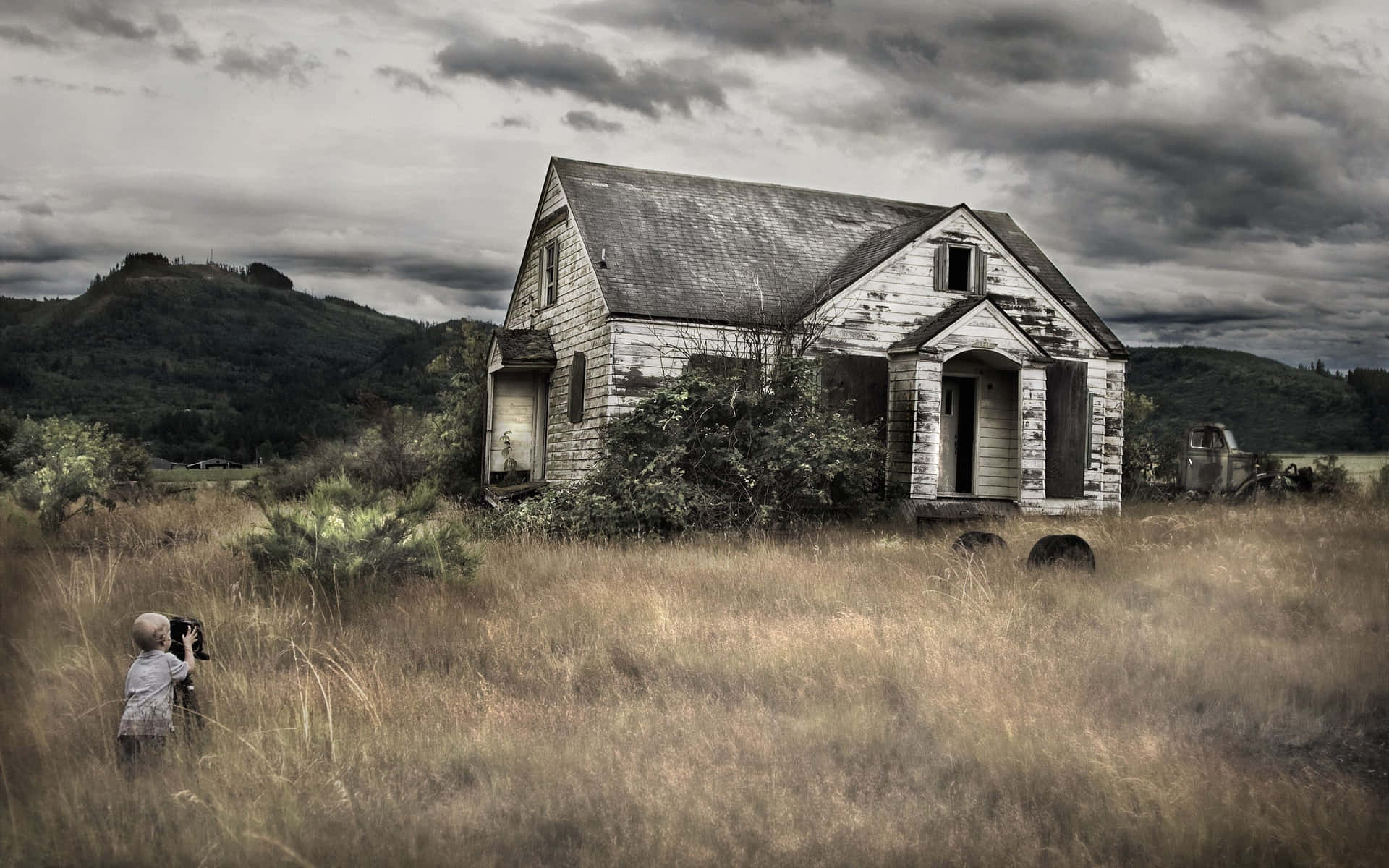 Farmhouse Desktop Wallpaper