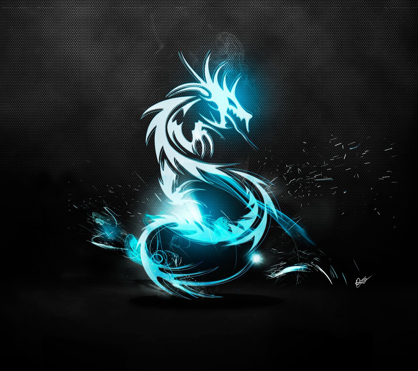 Cool Blue Dragons Dragon