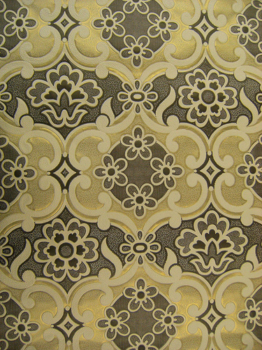 1970s Wallpaper Design Clearing Out More Attic Junk I Fou