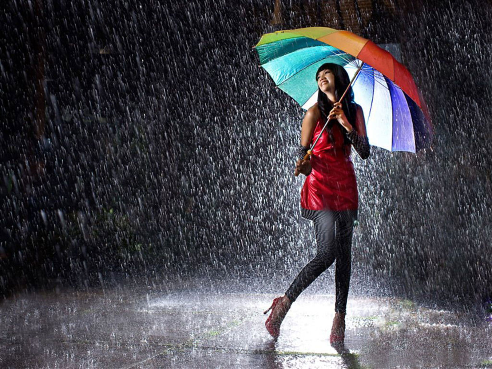 Girl In Rain HD Wallpaper Pictures High Definition Or