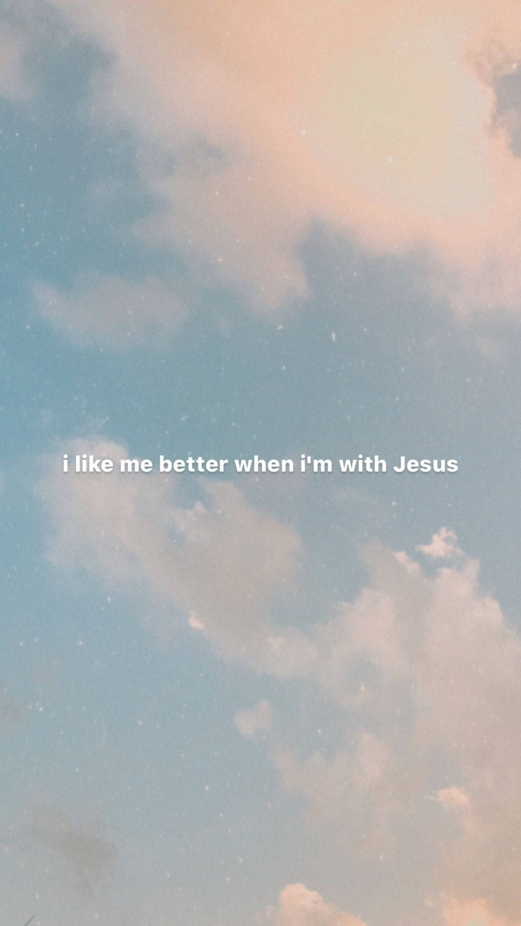 Jesus Aesthetic Better Me Wallpaper