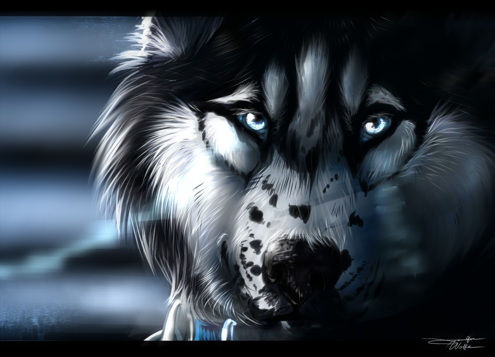 AI Art Generator: Male Gray wolf Fursona