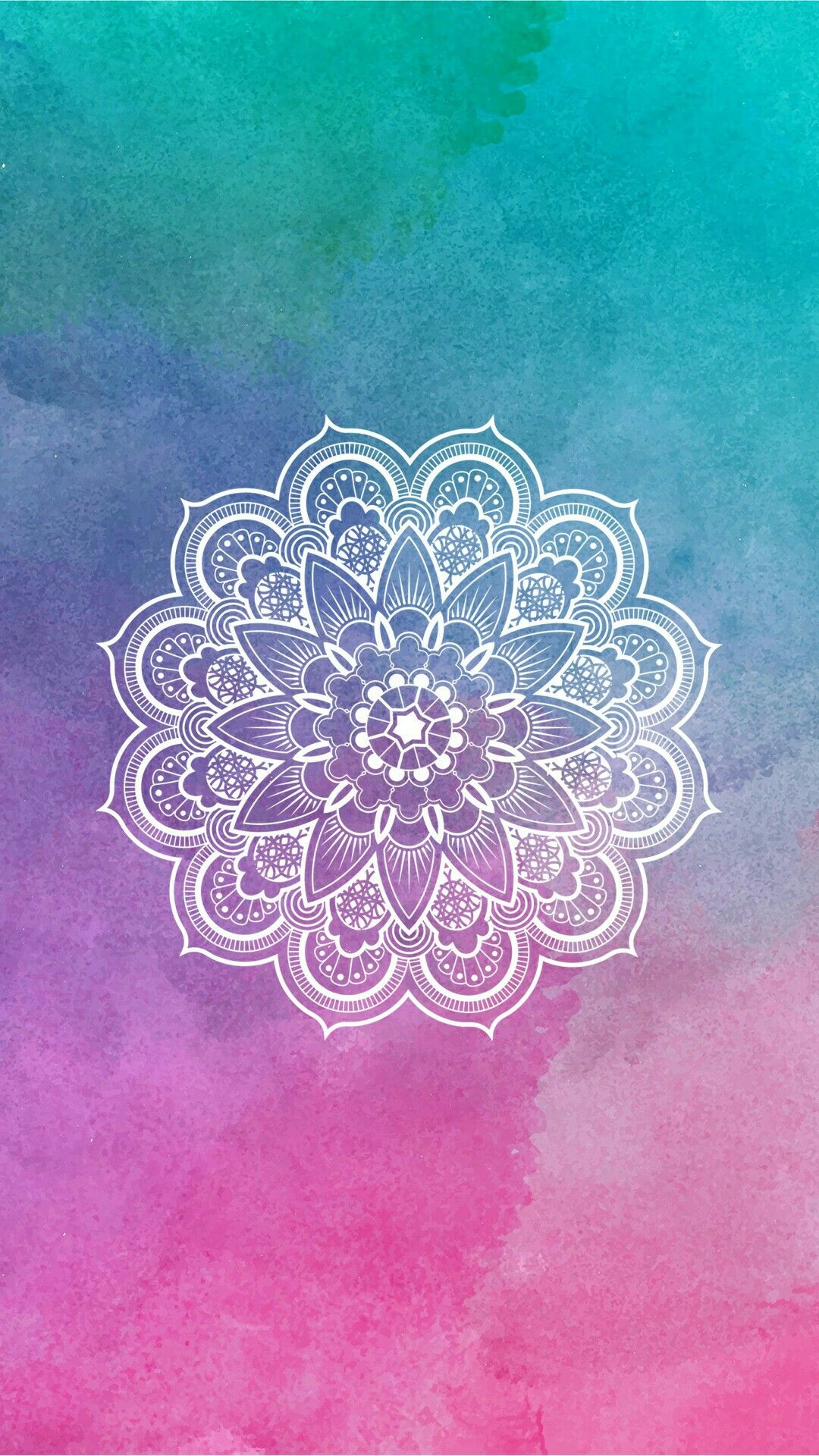 Mandala Wallpaper Lockscreen Colorido Cute