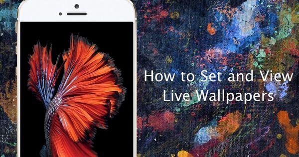 How To Set Live Wallpaper On iPhone 6s And Plus I Phone