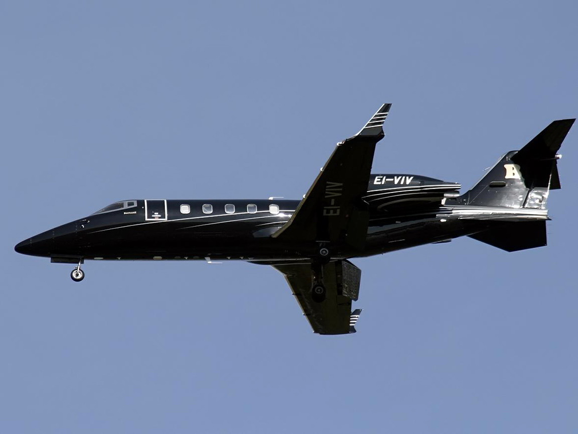 Full Size Private Jet Black Civilian
