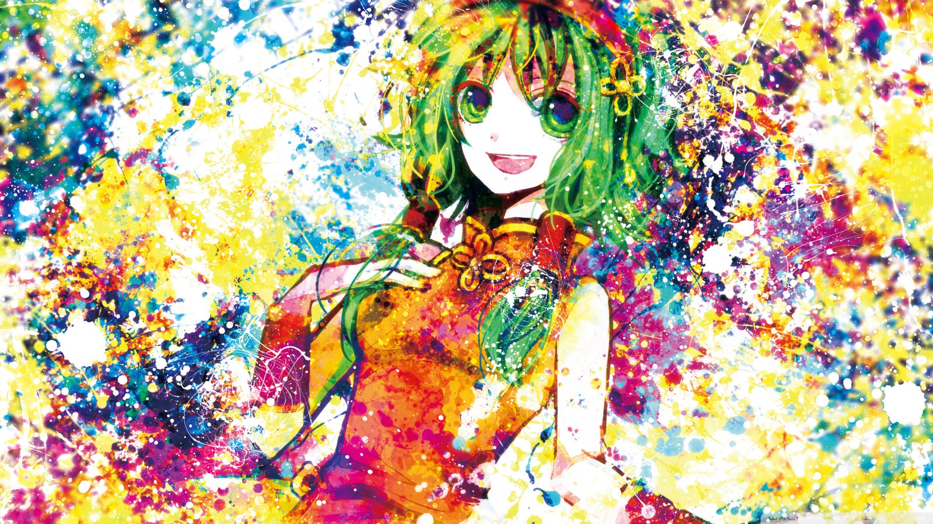 Anime Girl Colorful 4k HD Desktop Wallpaper For Ultra Tv