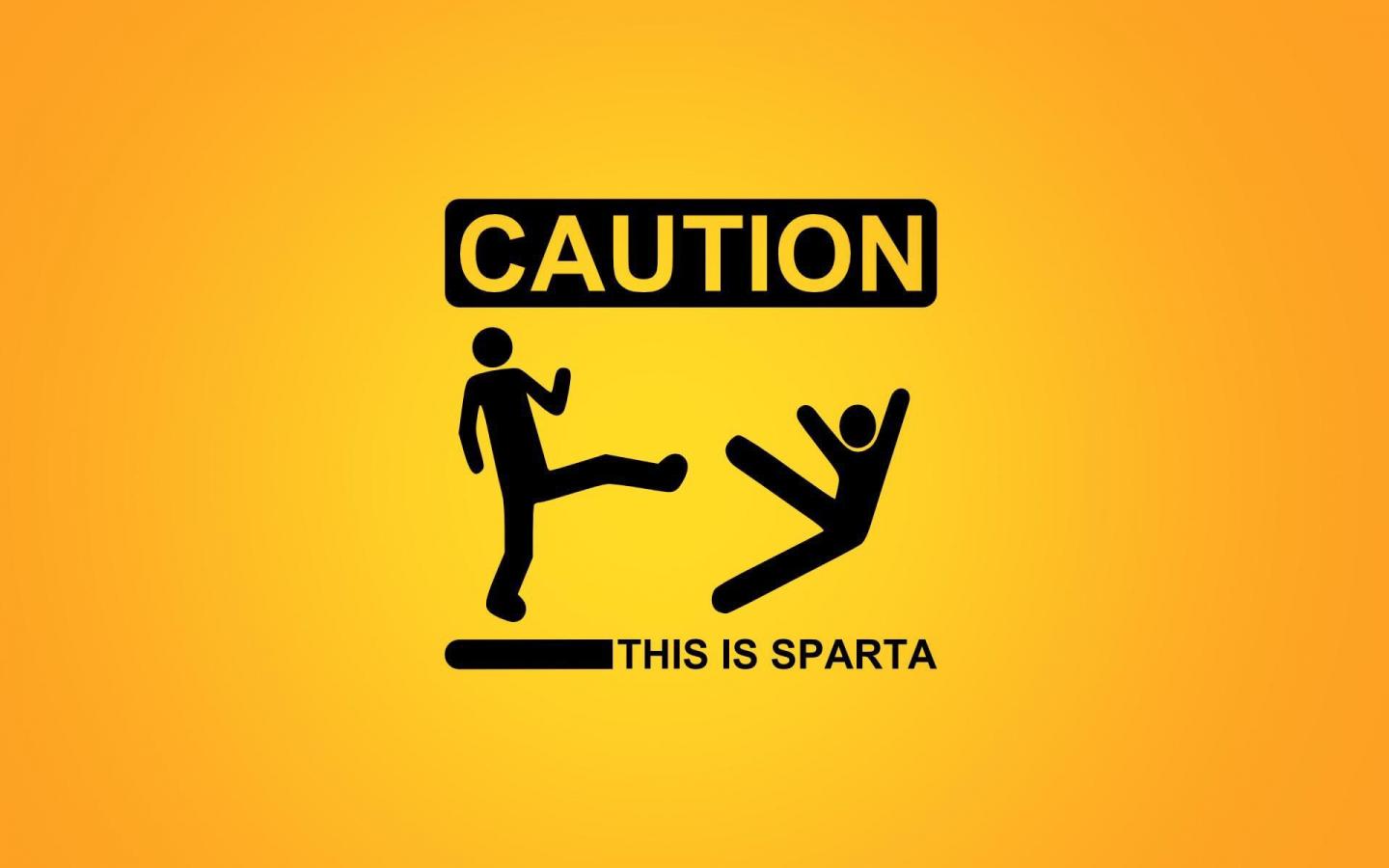 Caution This Is Sparta Wallpaper HD