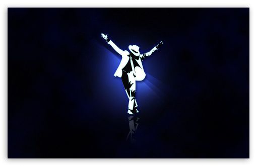 Michael Jackson Digital Wallpaper Black