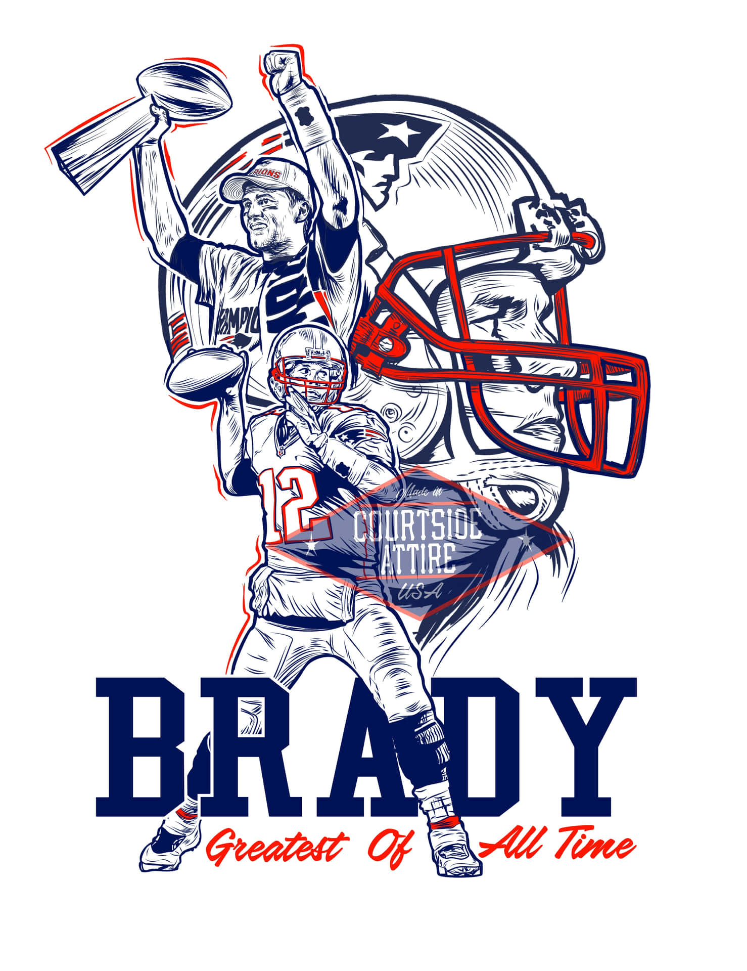 Tom Brady Goat Wallpaper