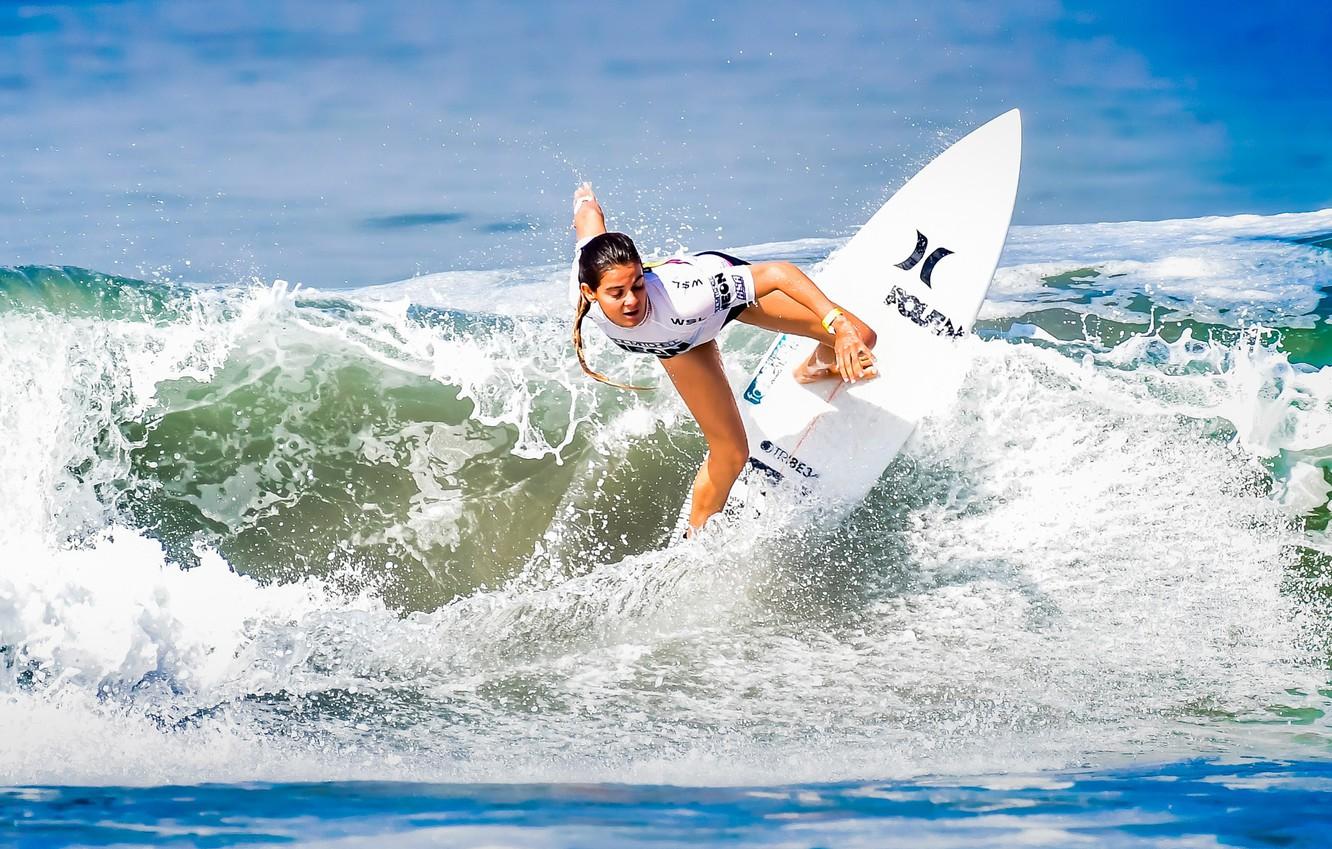 Wallpaper girl the ocean wave Board surfing images for desktop