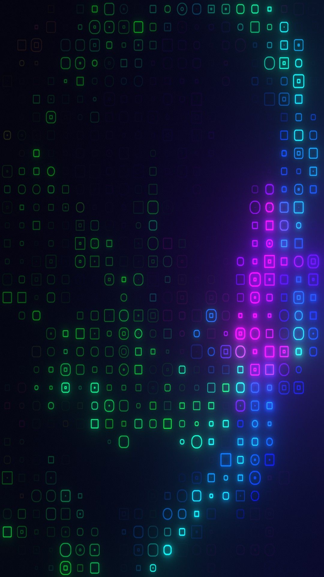 Neon Wallpaper In Blue Pink Green And Purple