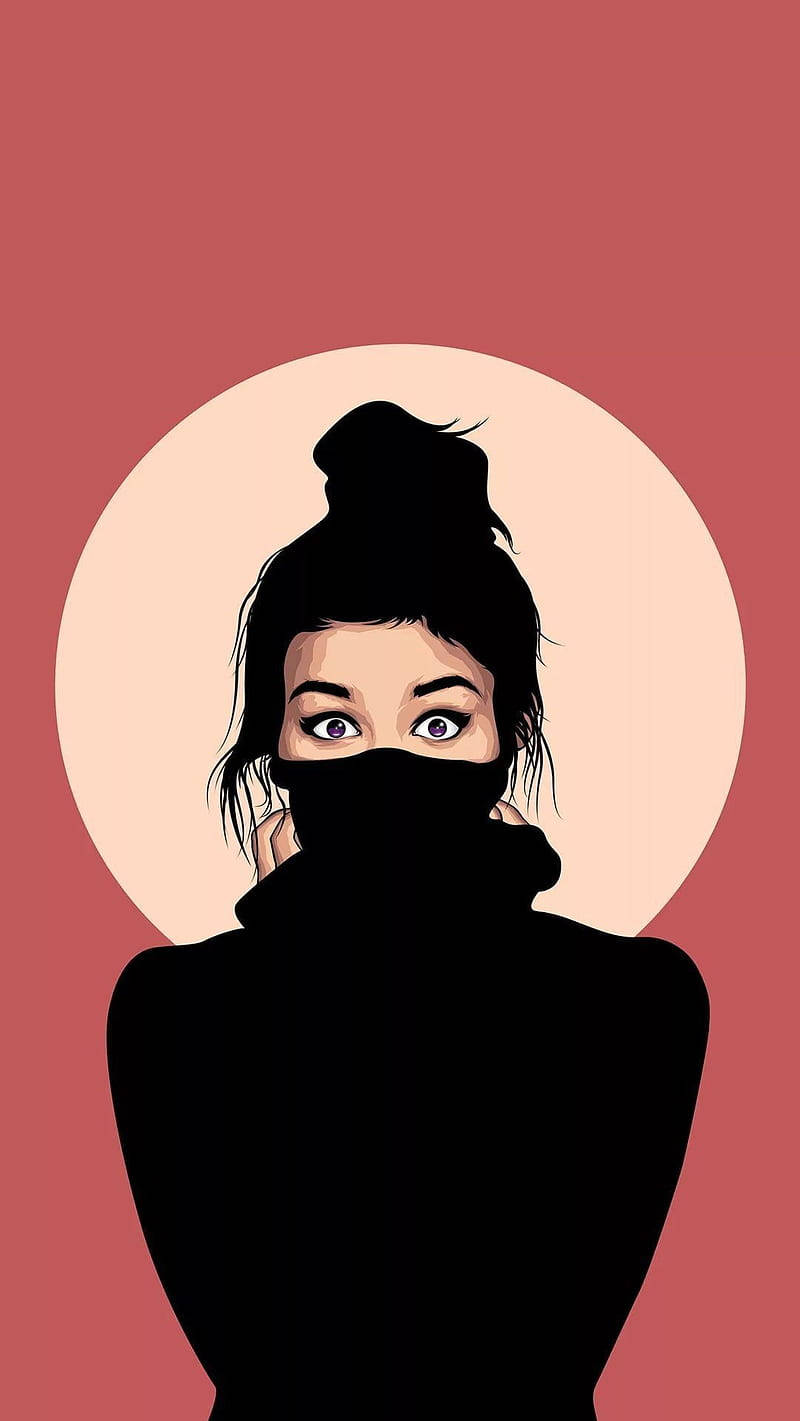 Phone Girl Wallpaper