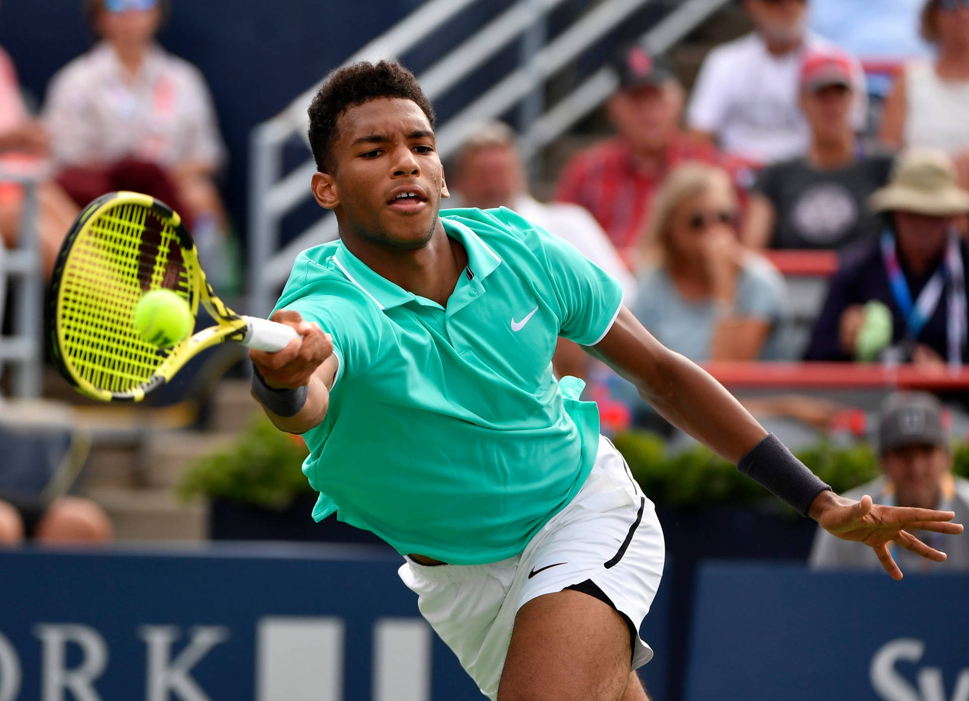Professional Tennis Player Felix Auger Wallpaper