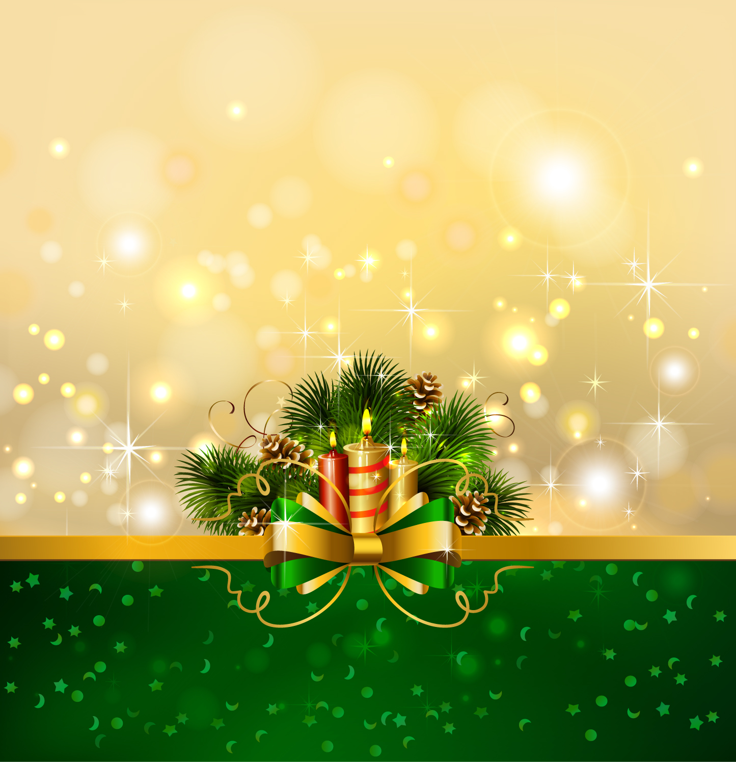 Beautiful Christmas Background Vector 4vector