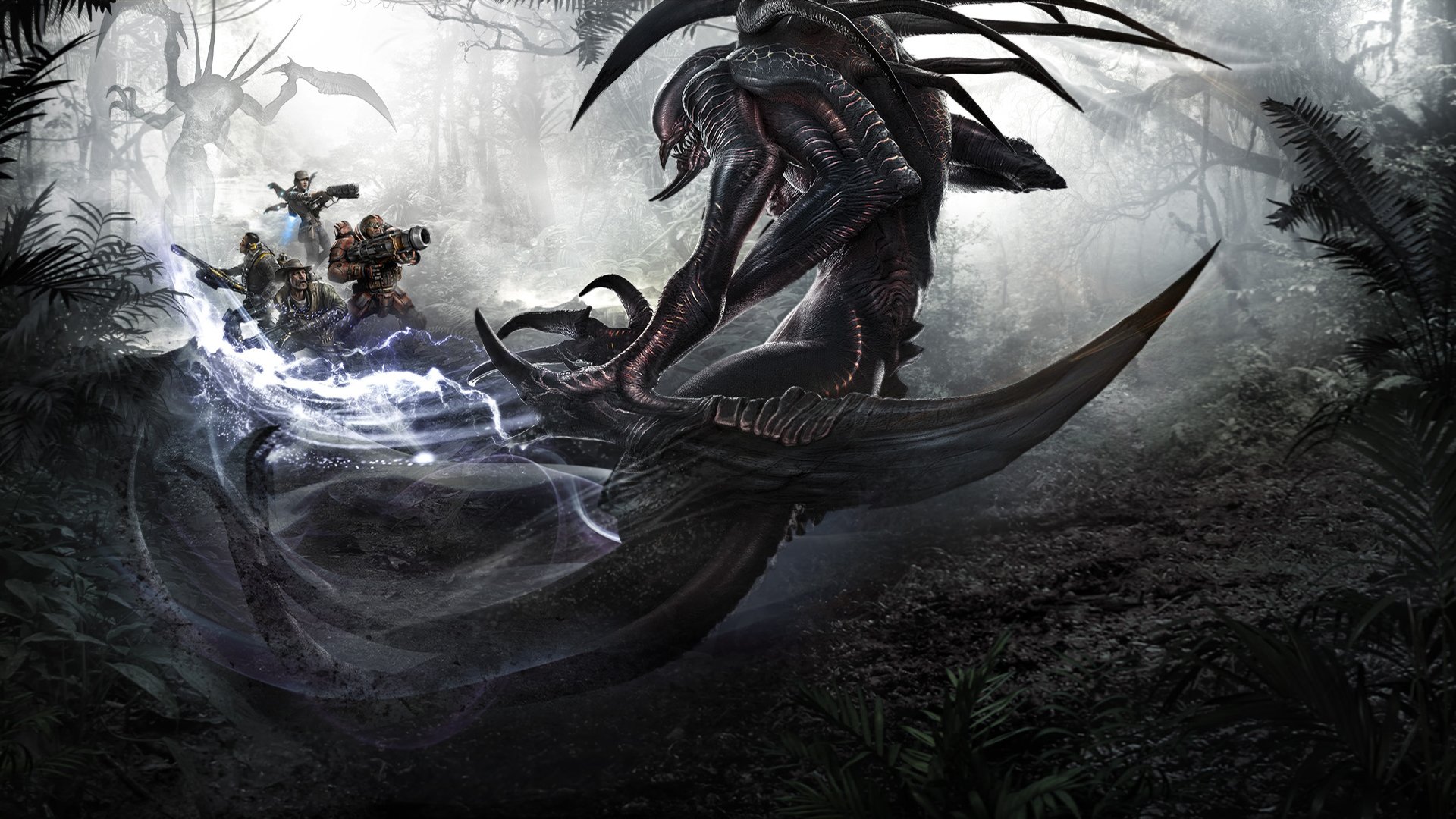 Evolve Wraith Vs Hunters Fan Art Wallpaper
