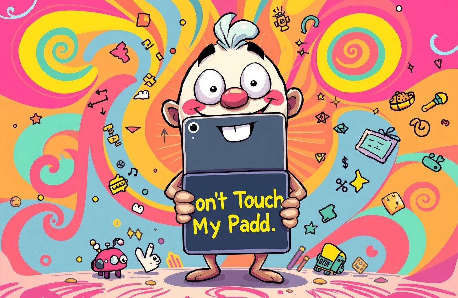 Don T Touch My iPad Wallpaper