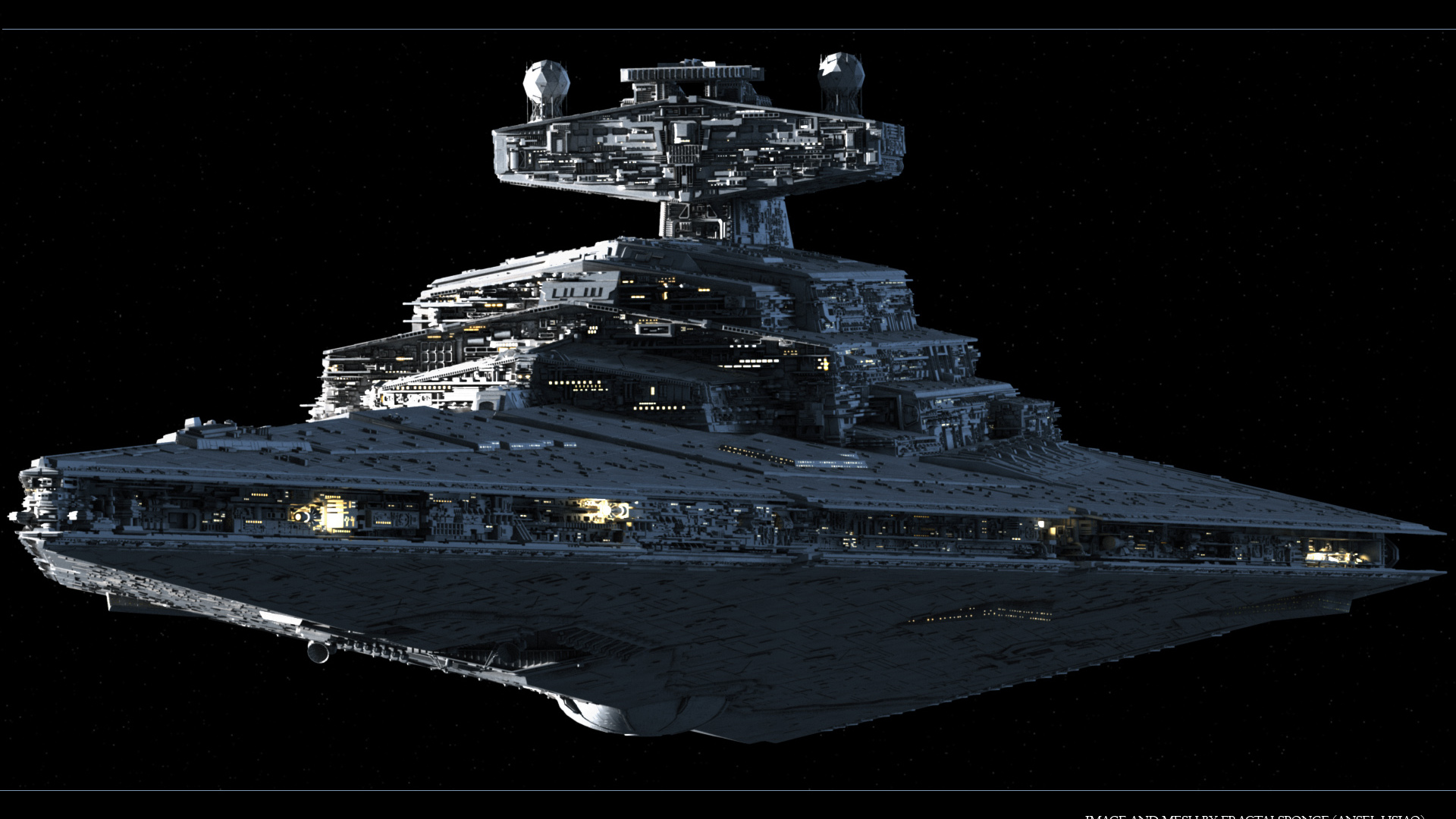Star Wars Destroyer Spaceship Wallpaper X