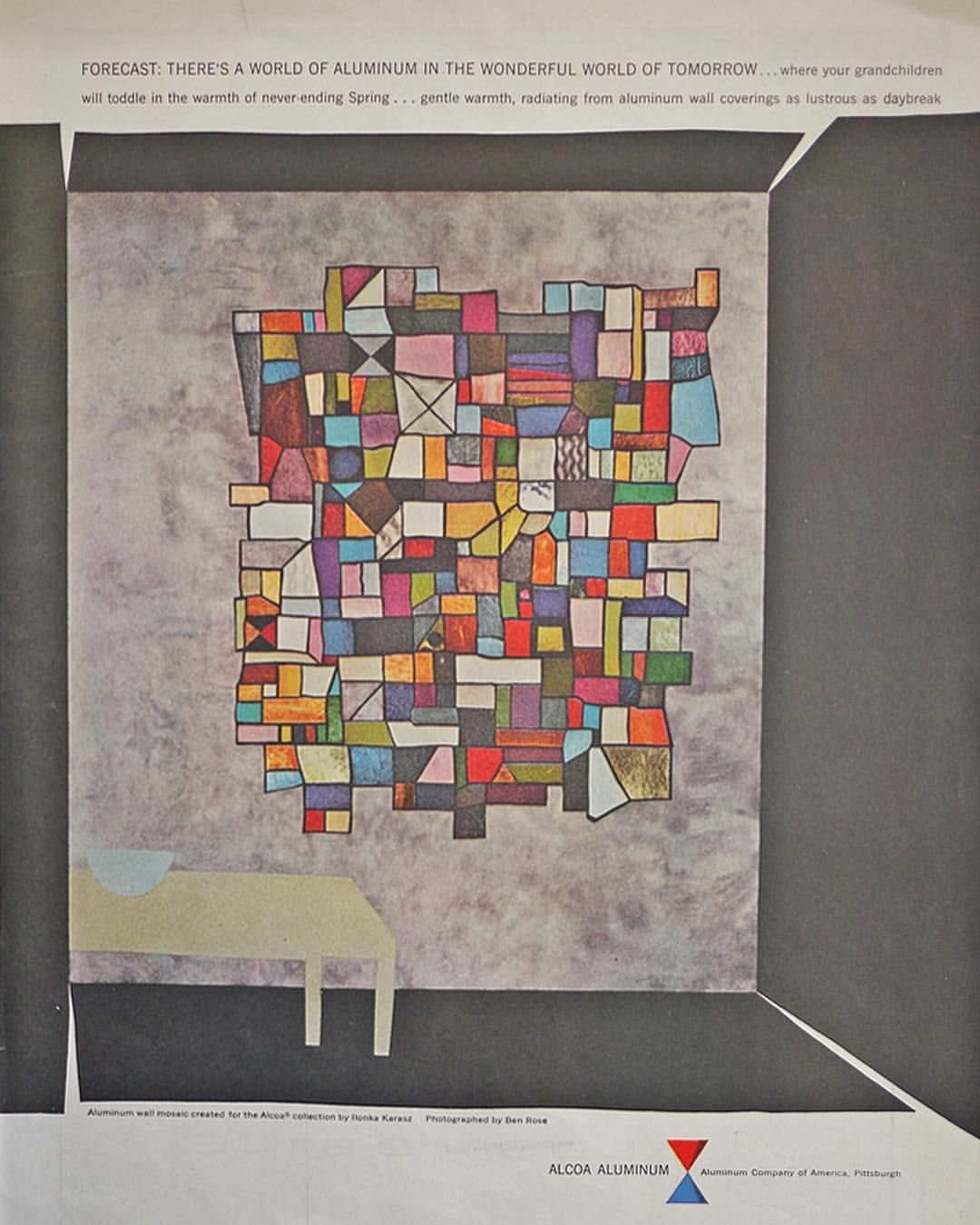 Wall Art Designed By Ilonka Karasz For Alcoa Designs