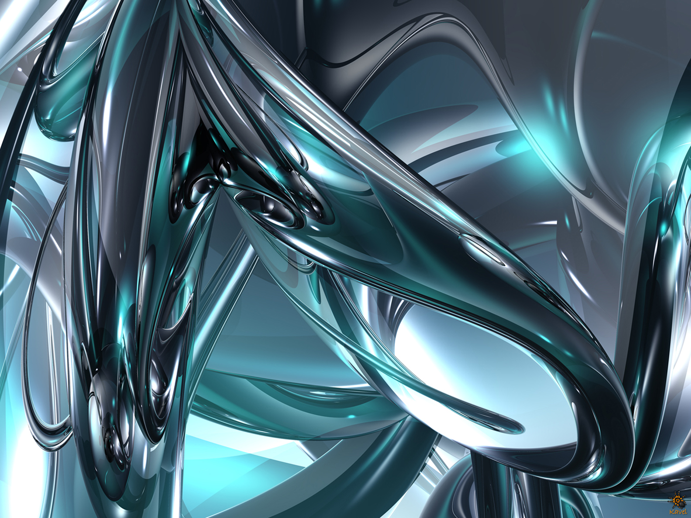 Full HD Wallpaper Abstract Teal