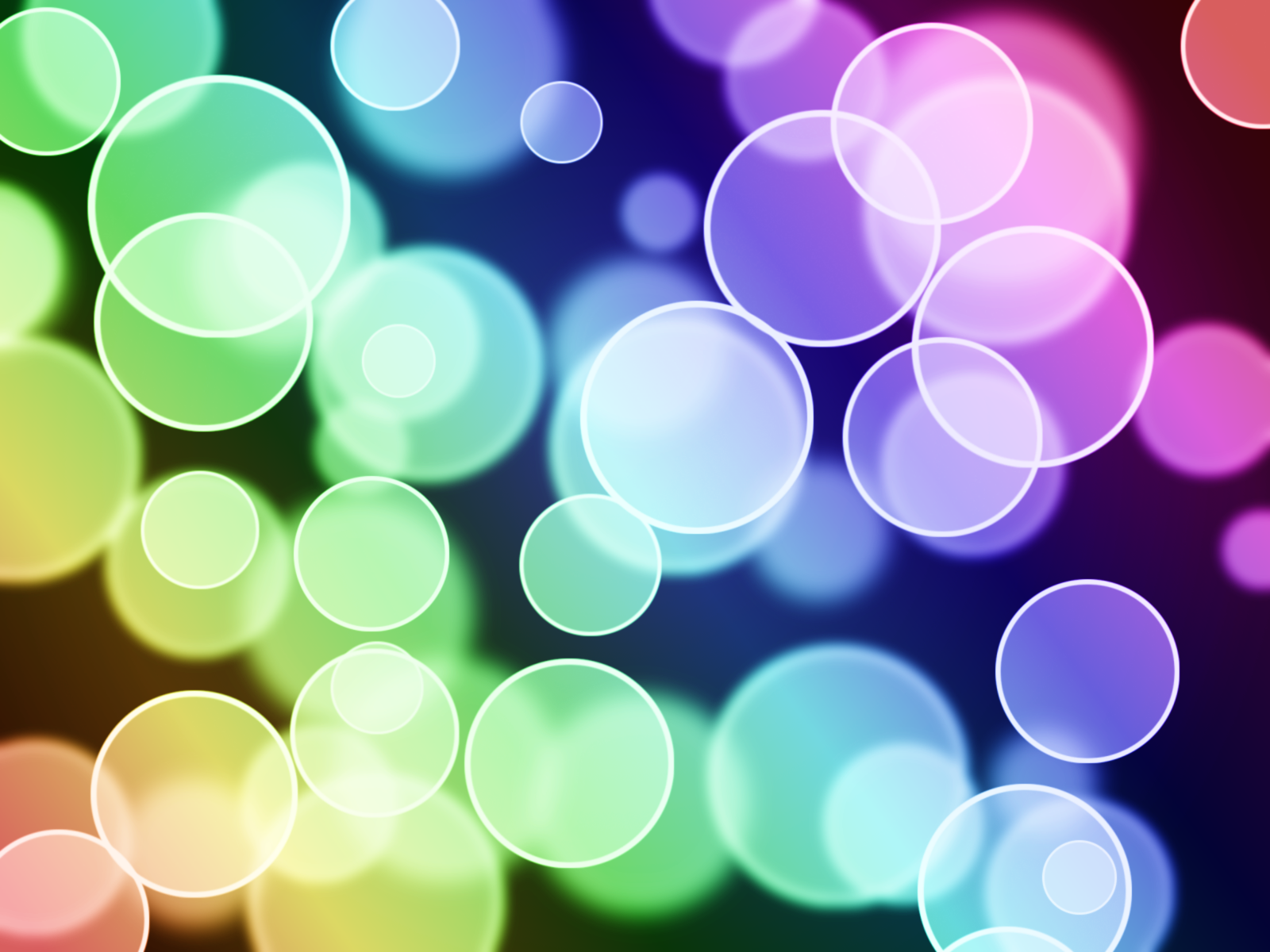 Gimp Tutorial Create A Stunning Rainbow Circles Wallpaper In