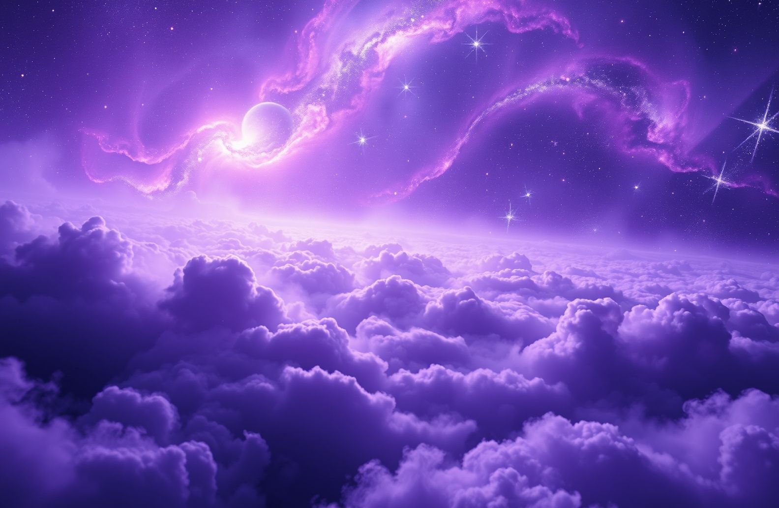 Purple Galaxy Wallpaper