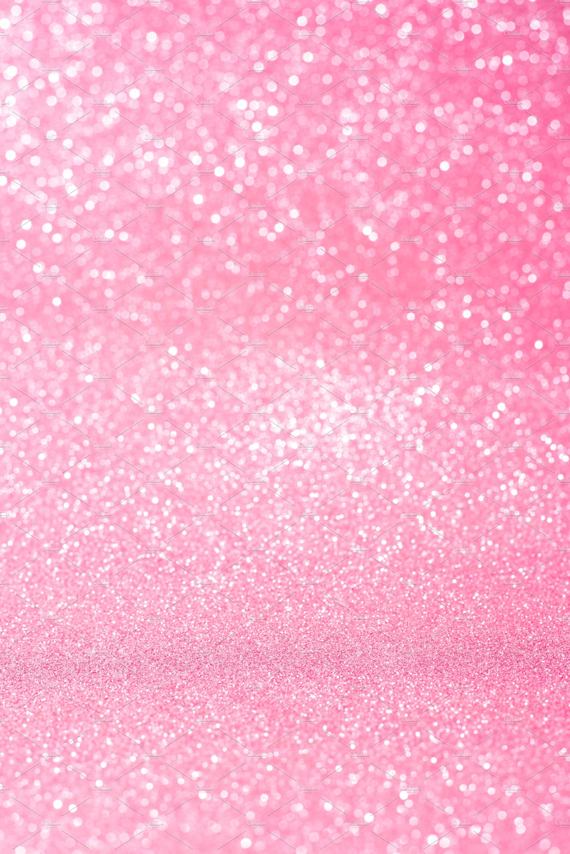 Sparkling Pink Glitter Wallpaper Background