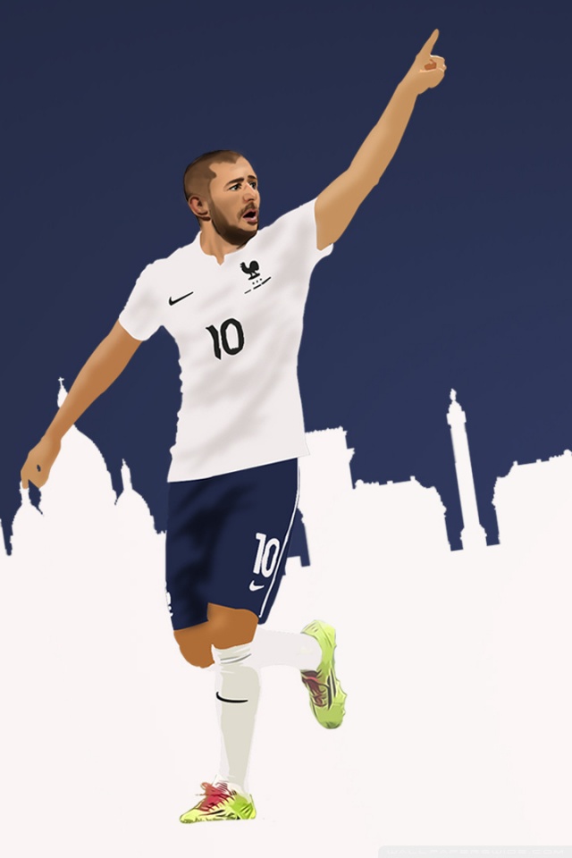 Karim Benzema France Worldcup 4k HD Desktop Wallpaper For