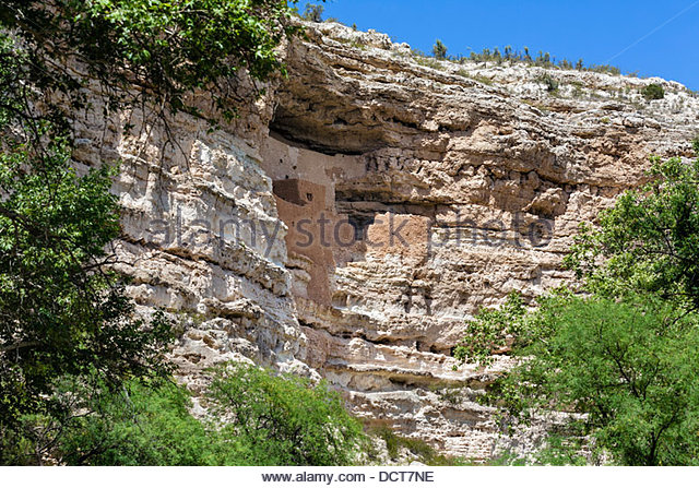 Well Preserved Cliff Dwelling Of The Sinagua Camp Verde Arizona Usa