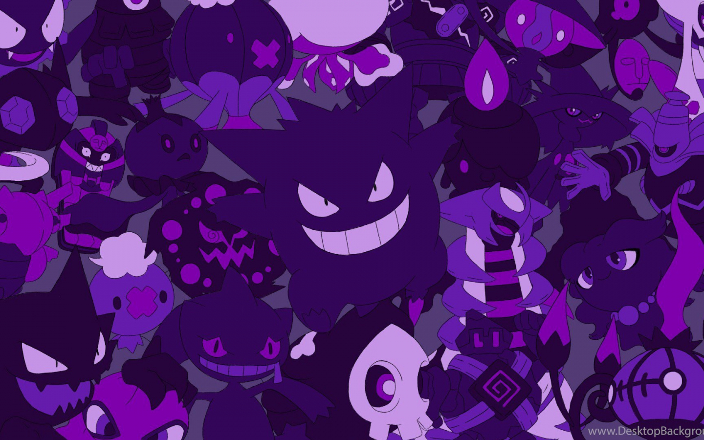 Purple Pokemon Wallpaper Anime Desktop