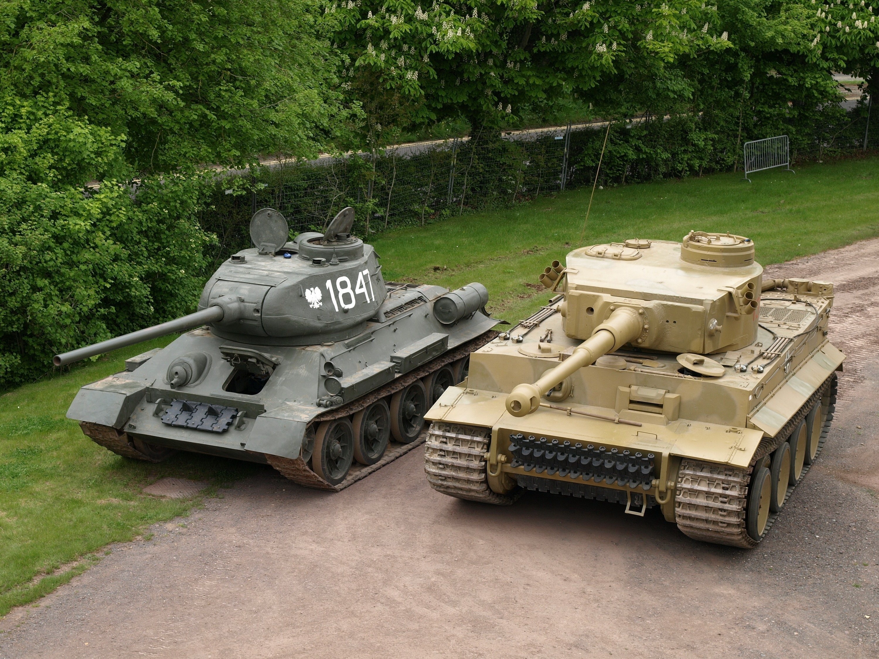 Wallpaper Tank Fence T Tiger Panzerkampfwagen Ausf E
