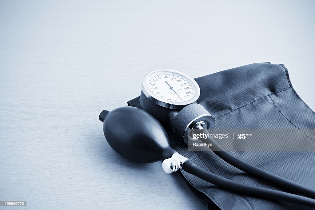 Free download Blood Pressure Gauge On Bluegray Background High Res ...