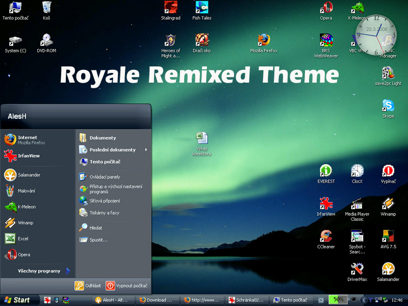 Royale Remixed Theme Will Not Only Change Your Desktop Wallpaper And