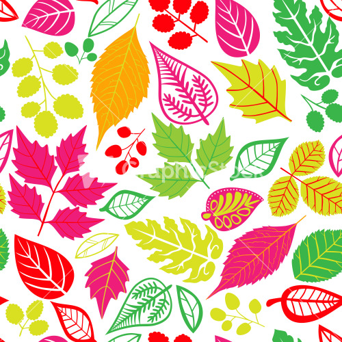Seamless Leaf Patternleaf Background Autumn Seamless Pattern Vector