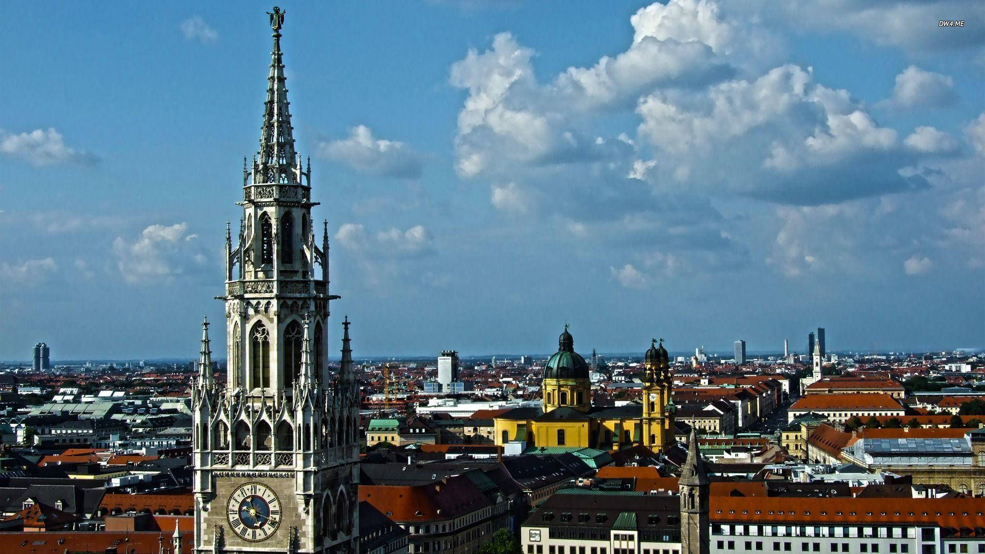 Munich City Town Hall Tower J0g0mgssq6ipvq78 Wallpaper