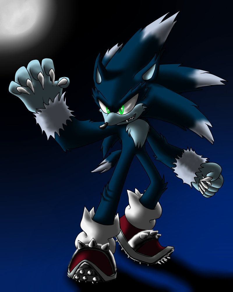 Sonic The Werehog By Sweecrue
