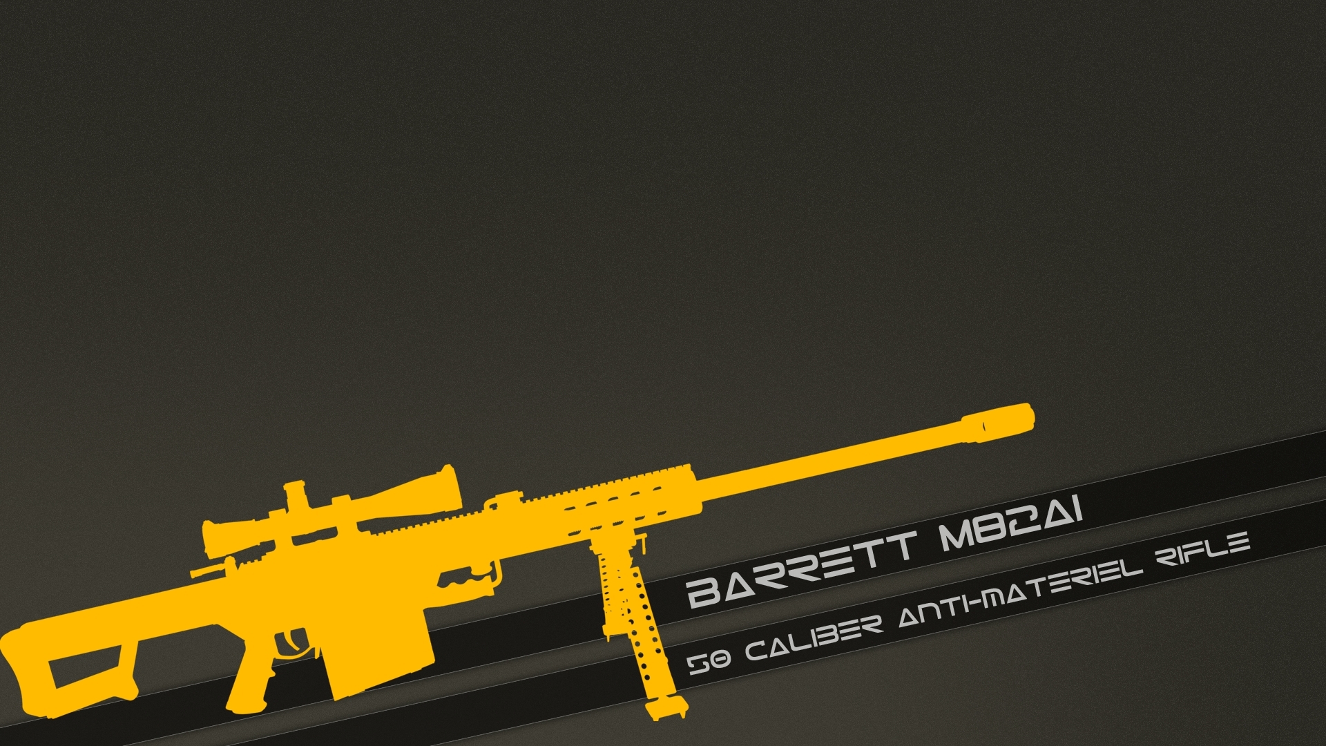 Rifles Guns Sniper M82a1 Cal Simplistic Barrett
