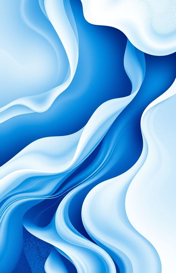 Abstract White Blue Wallpaper