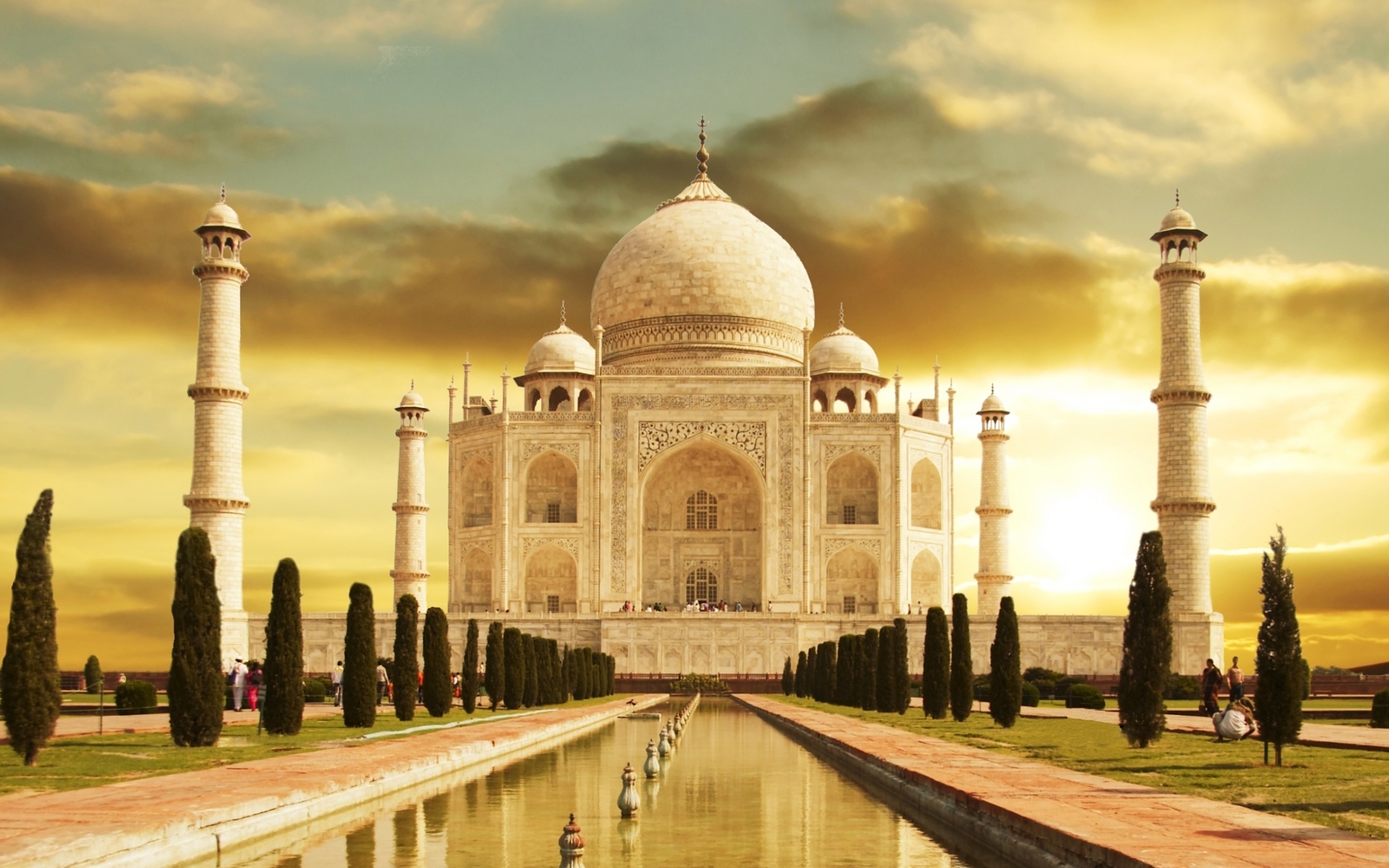 Taj Mahal India Wallpaper HD Desktop
