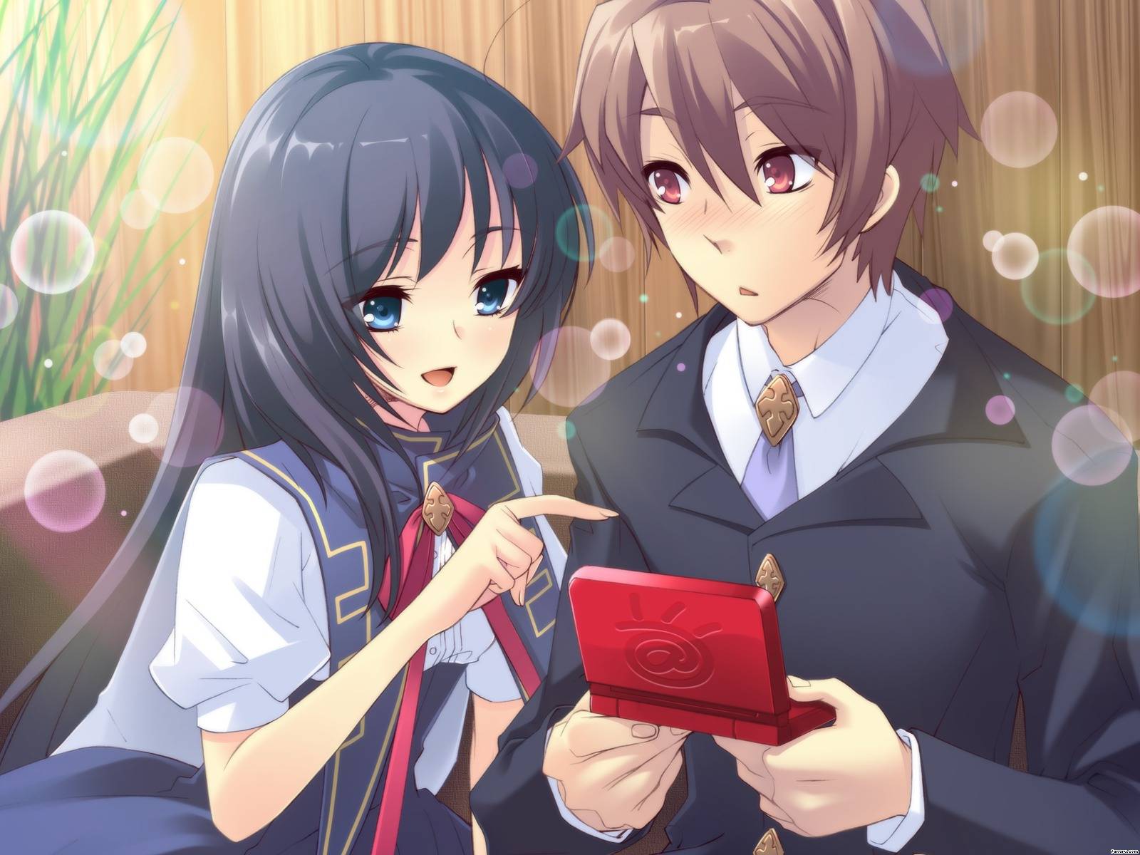 Cute Anime Couple HD Wallpaper