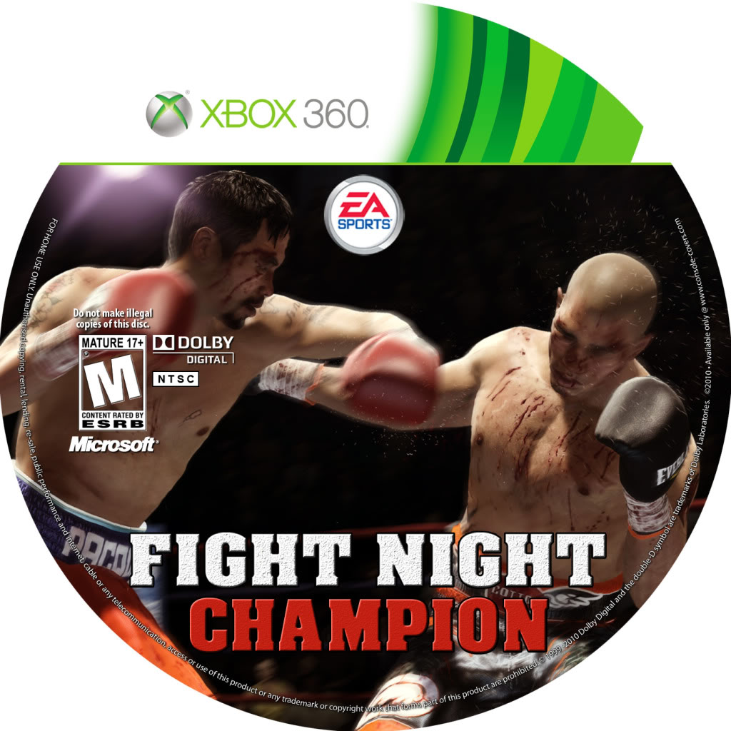 Labels Fight Night Champion Custom Xbox Gamecover