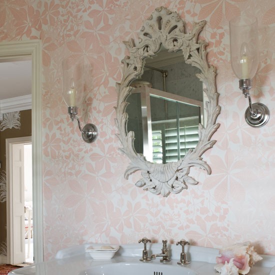 Guest bathroom Colourful country home House tour Homes Gardens 550x550