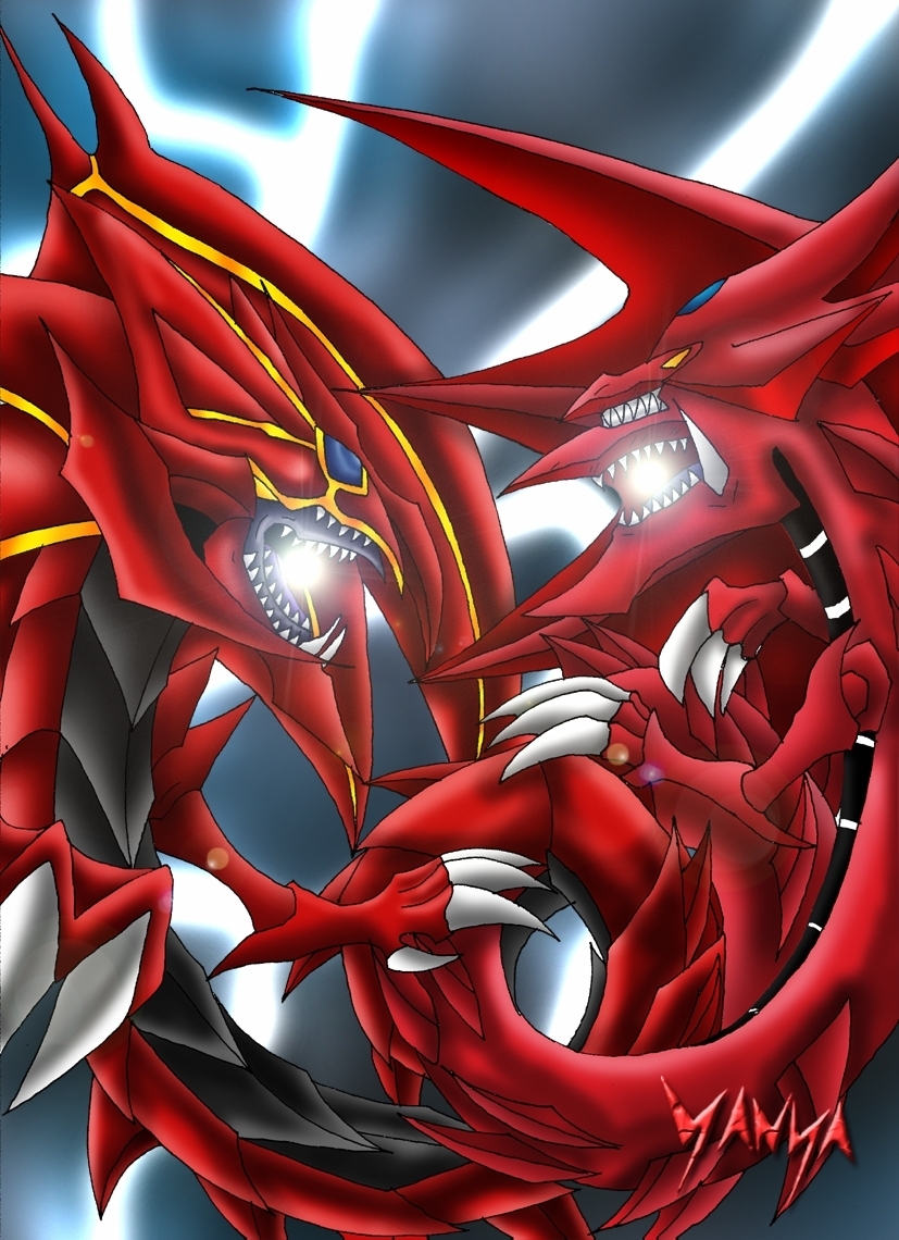 Uria Vs Slifer Yu Gi Oh Fan Art