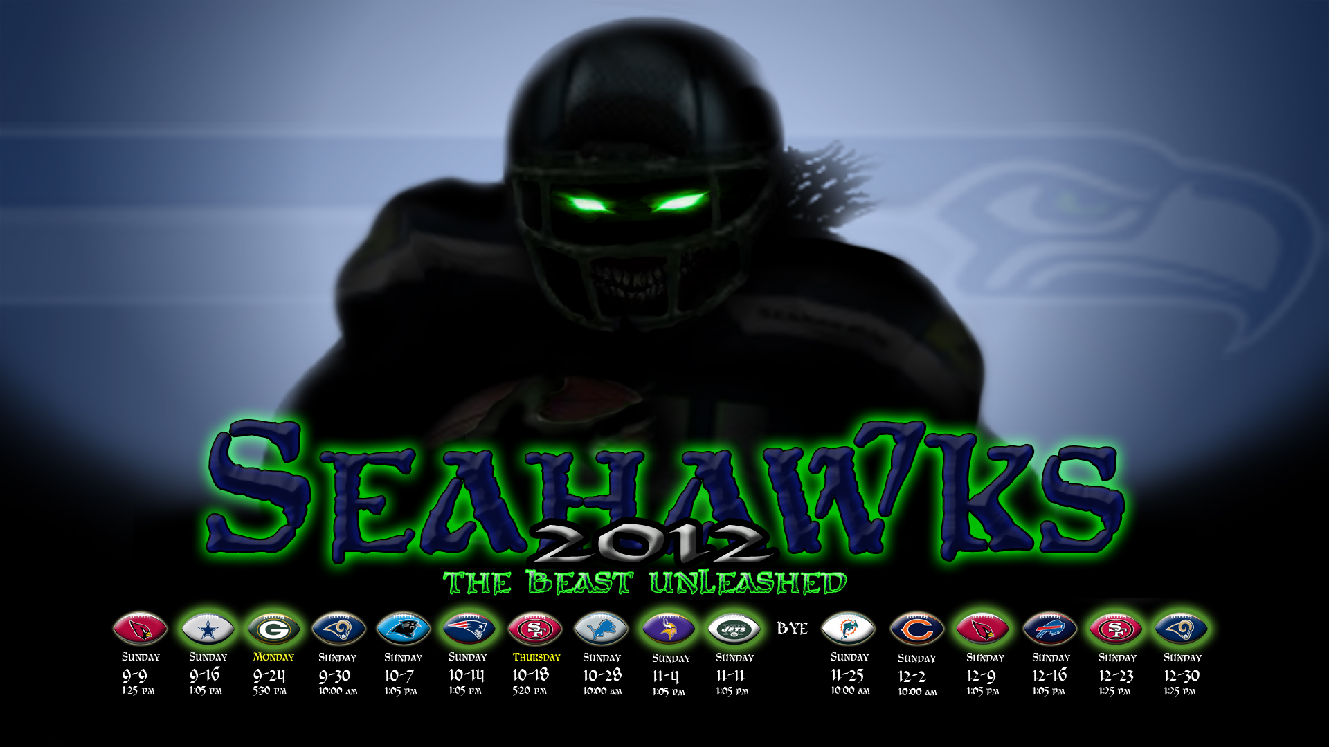 Seattle Seahawks 2014 Schedule Seahawks Home and Away ESPN
