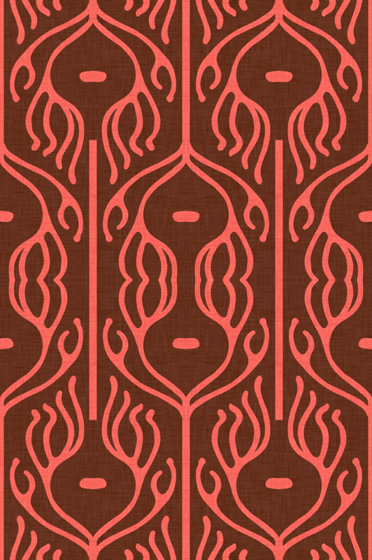 Solid Coral Color Wallpaper Peacock brown and coral 532x800