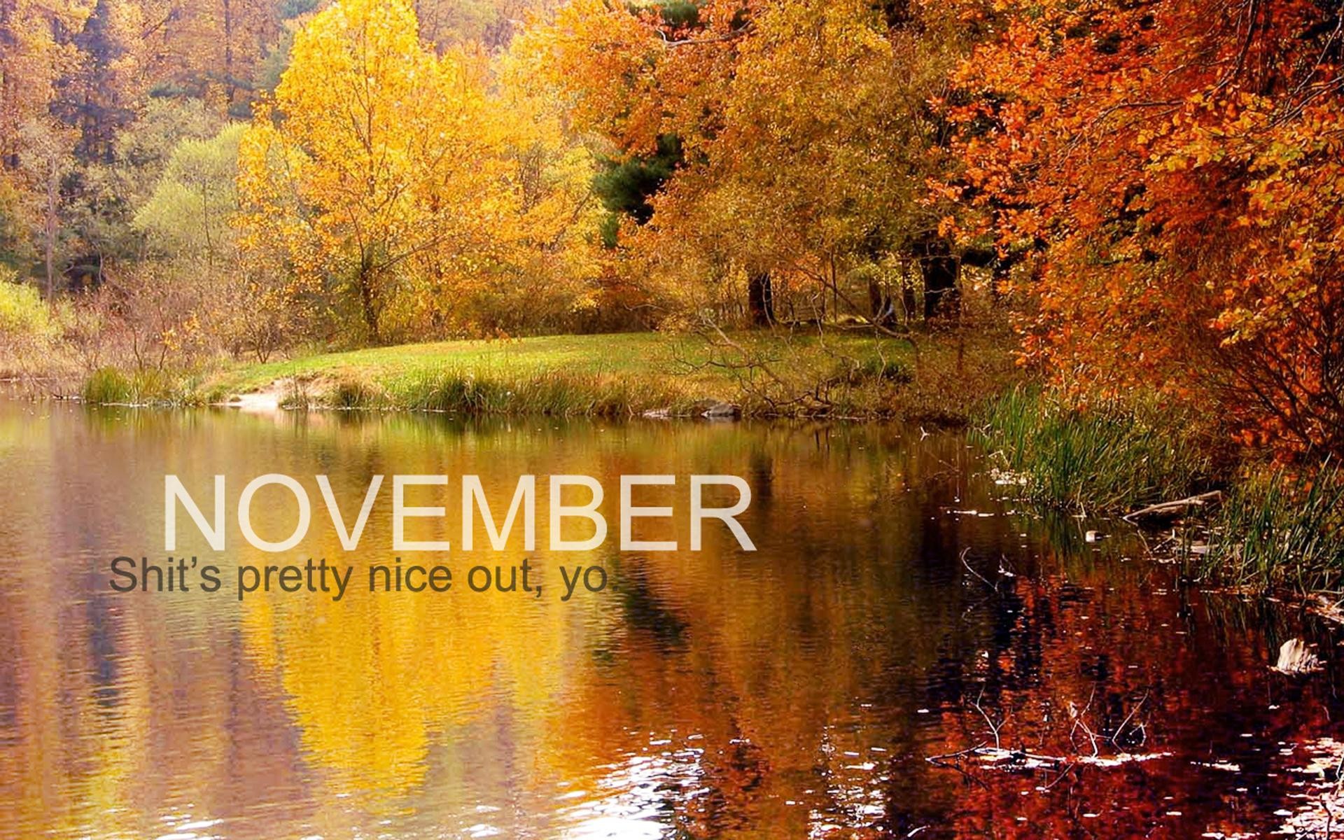 Wallpaper November Calendar