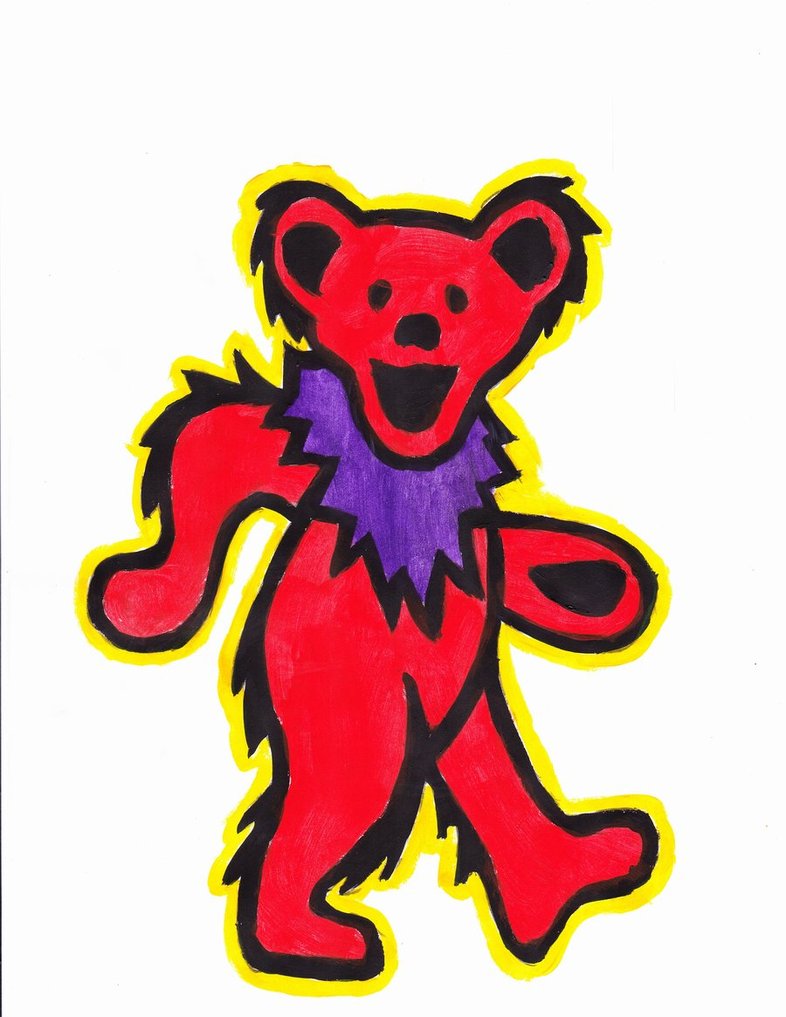 Grateful Dead Dancing Bear Art For