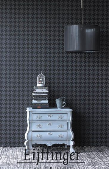 Sophisticated Houndstooth Wallpaper In The Black