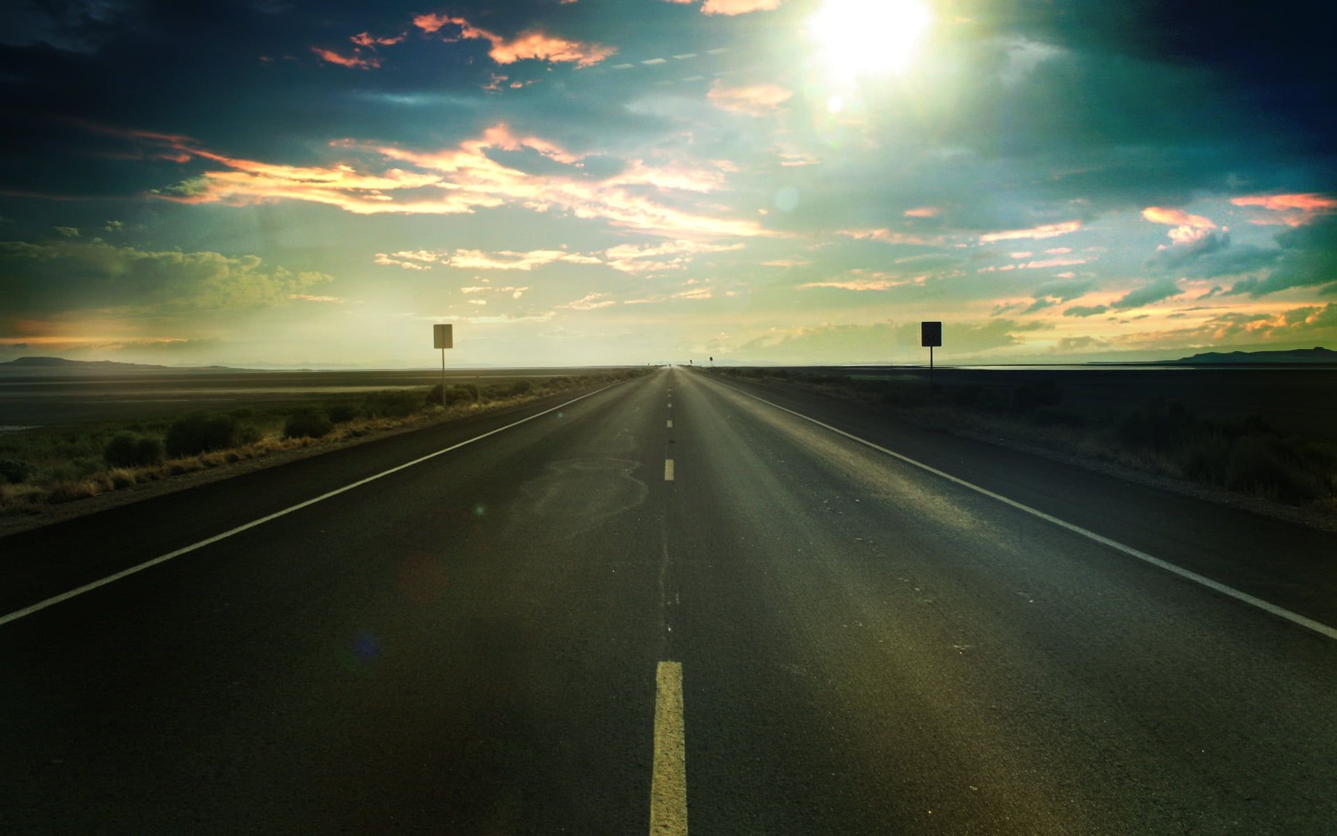 Road Way Uncertainty Asphalt Is An HD