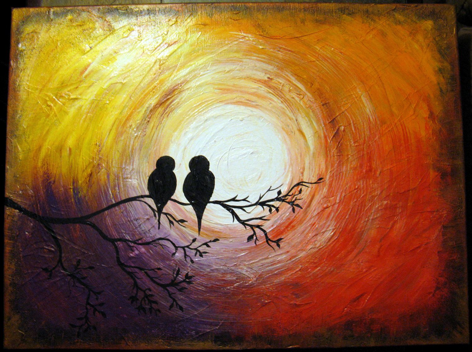 Abstract Painting Of Love Wallpaper